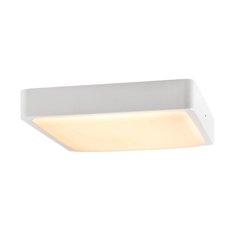 SLV LED Plafond- Wandlamp | 18W 3000K/4000K 1300lm 830/840 | IP65 Sensor Wit | AINOS