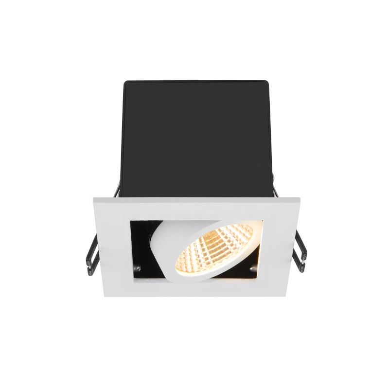 SLV LED Inbouwarmatuur Vierkant | 7.5W 3000K 770lm 930 IP20 | Dimbaar | KADUX
