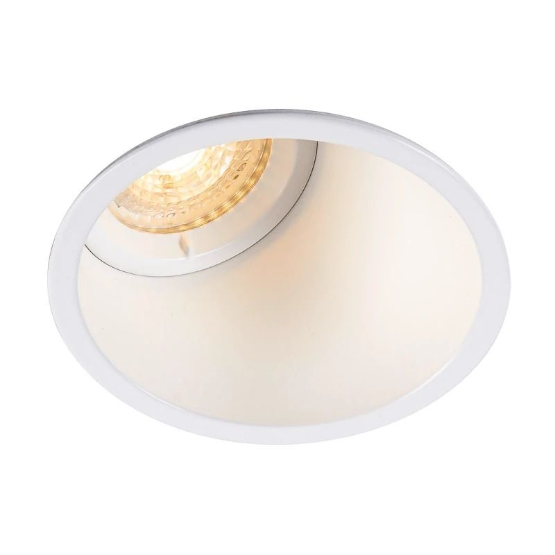 SLV LED Inbouwarmatuur Ø100mm | 1X GU10 Max 25W IP20 | Dimbaar | HORN