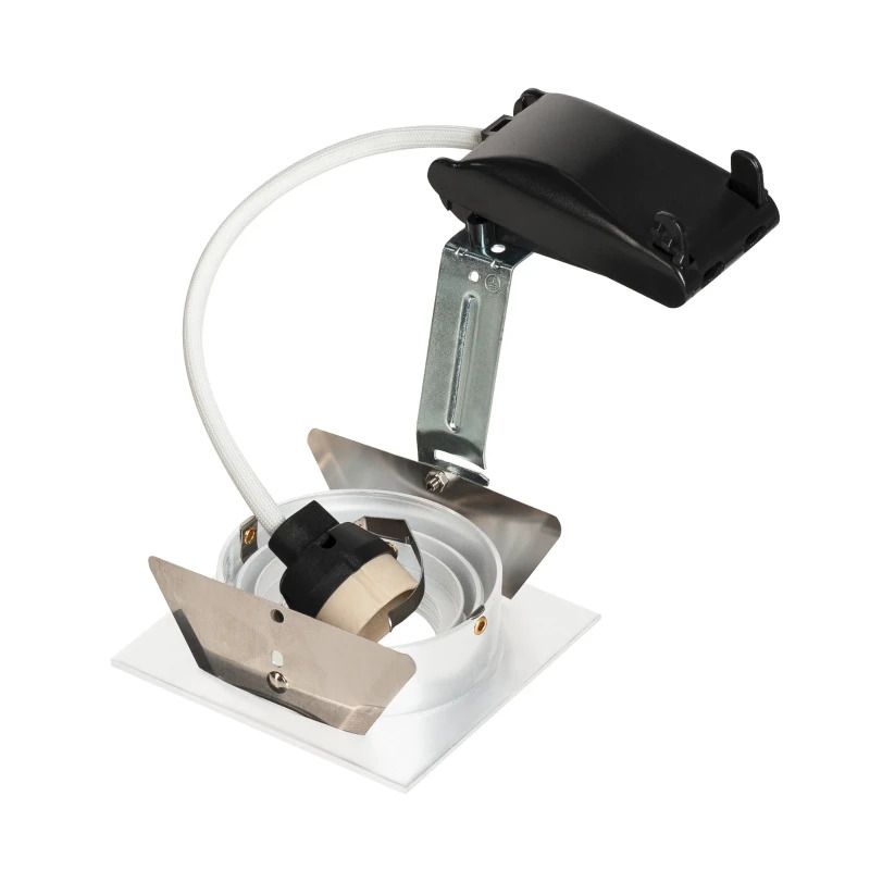 SLV LED Inbouwarmatuur Vierkant | 1X GU10 Max 50W IP20 | Dimbaar | NEW TRIA