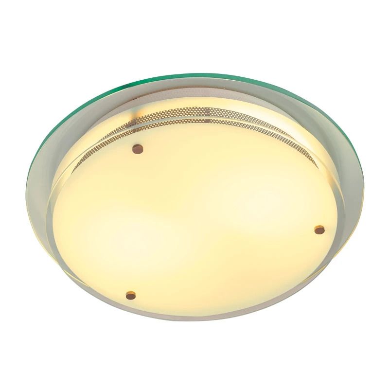 SLV LED Plafondlamp | 2X E27 Max 60W  | IP20 Dimbaar | GLASSA