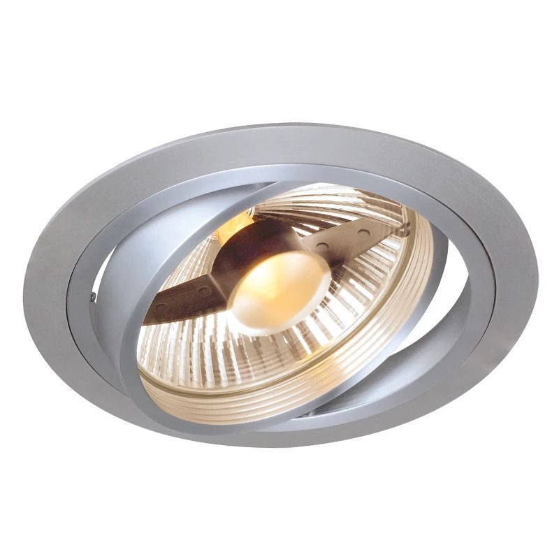 SLV LED Inbouwarmatuur Ø150mm | 1X GU10 Max 75W IP20 | Dimbaar | NEW TRIA