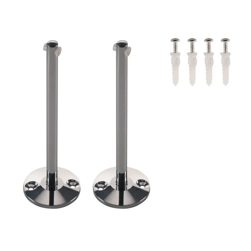 SLV Onderdeel | Omkering lang voor 12V draadsysteem | chroom | 2 stuks | 16cm