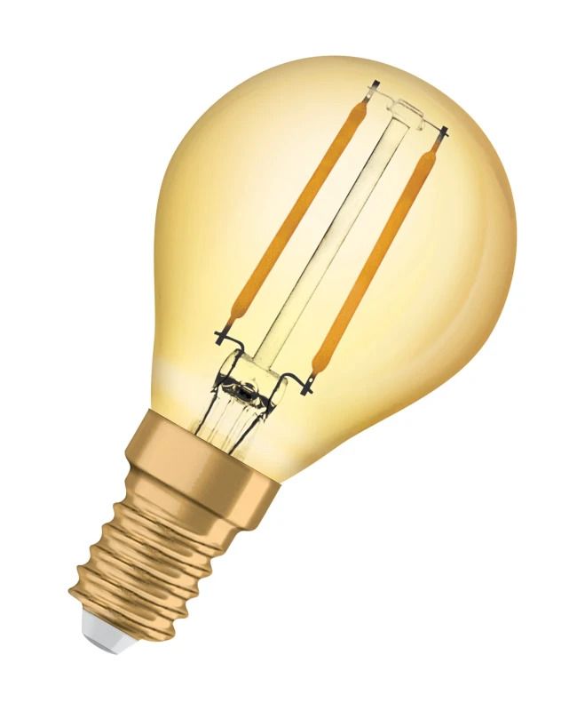 Osram E14 LED Lamp | 2.5W Goud 2400K 220V/240V 824 220Lm | 300°