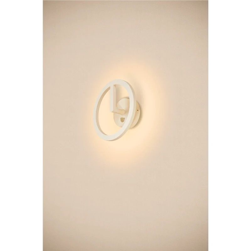 SLV LED Wandlamp | 10W 3000K 950lm 830 | IP54 Sensor Wit | RING