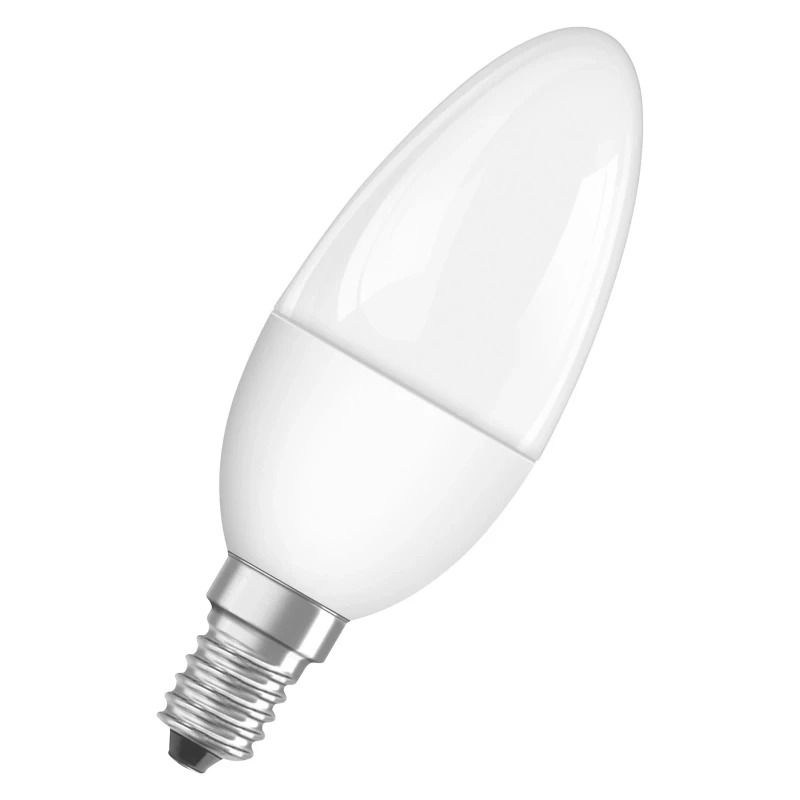 Osram E14 LED Kaarslamp | 4.9W 2700K 220V 827 470Lm | 280° Ø35mm Dimbaar