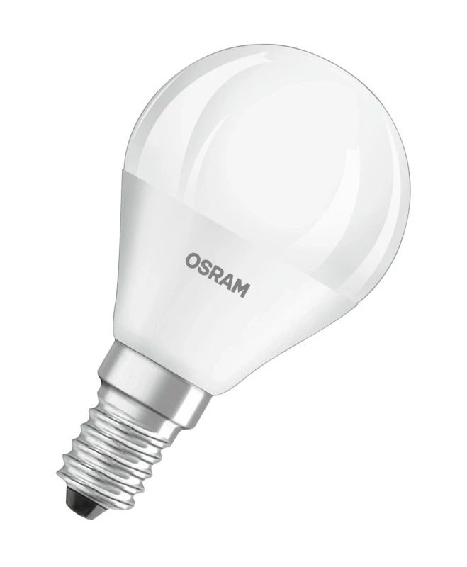10x Osram E14 LED Lamp | 4.9W 2700K 220V 827 470Lm | 240° Dimbaar