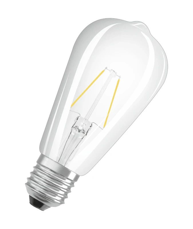 6x Osram E27 LED Edison Lamp | 2.5W 2700K 220V/240V 827 250Lm | 300°