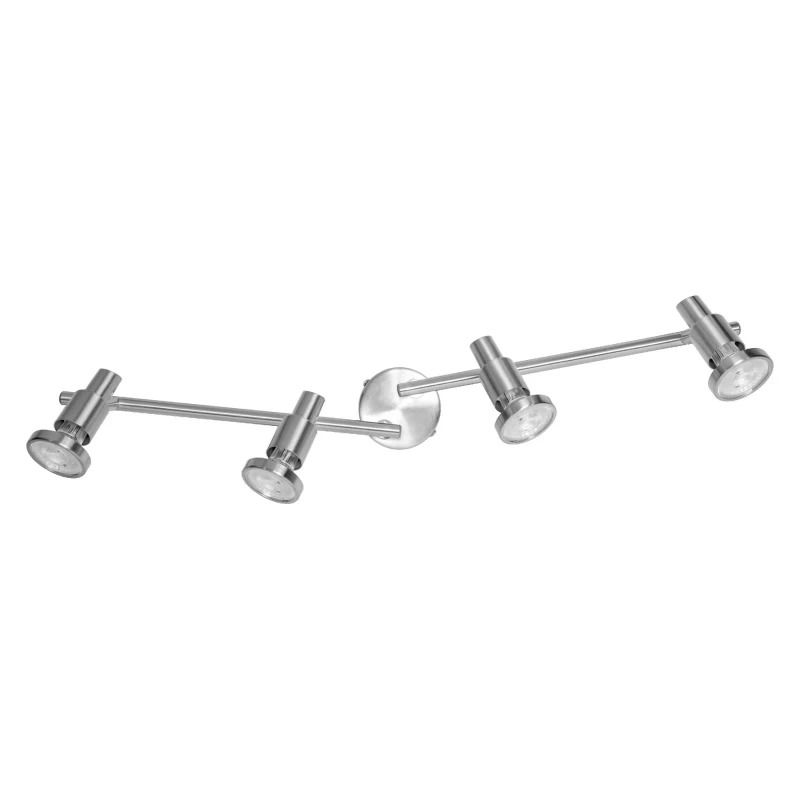 Ledvance LED Armatuur GU10 | LED SPOT BRUSHED SILVER GU10 4 x 2.6W 2700K