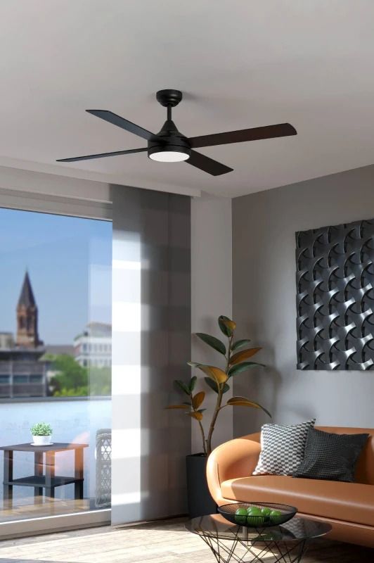 Plafondventilator Eglo Trinidad | 122cm | Indoor | zwart-mat