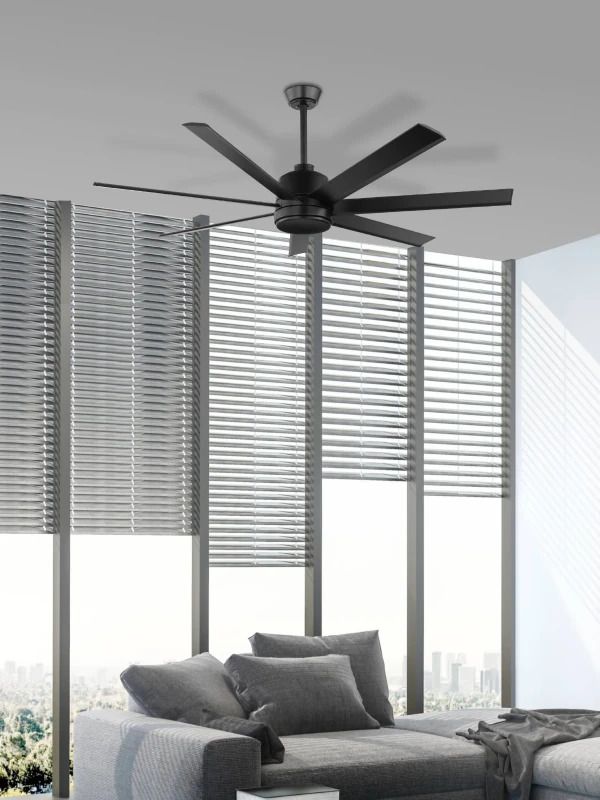 Plafondventilator Eglo Azar 60 | 152.4cm | Indoor | zwart-mat