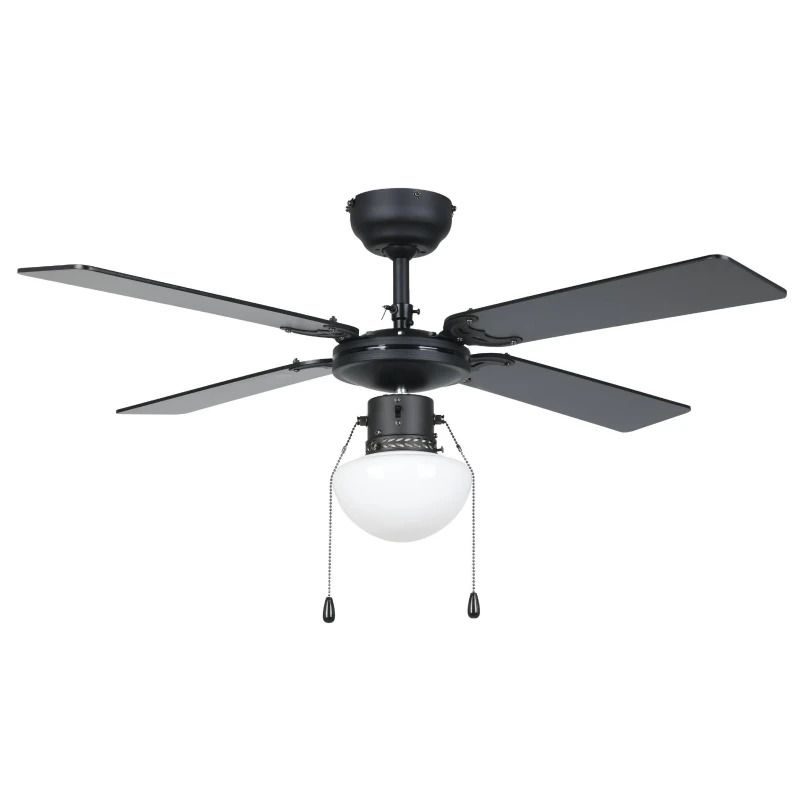 Plafondventilator Eglo Fortaleza | 106.6cm | Indoor | zwart-mat