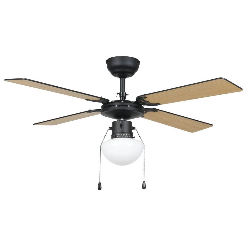 Plafondventilator Eglo Fortaleza | 106.6cm | Indoor | zwart-mat