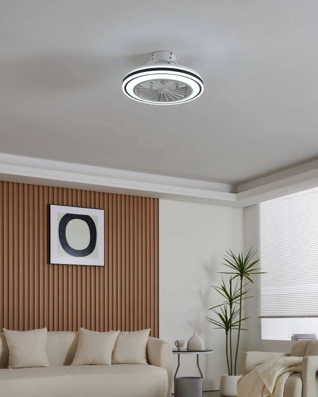 Plafondventilator Eglo Almeria | 48cm | Indoor | wit, zwart