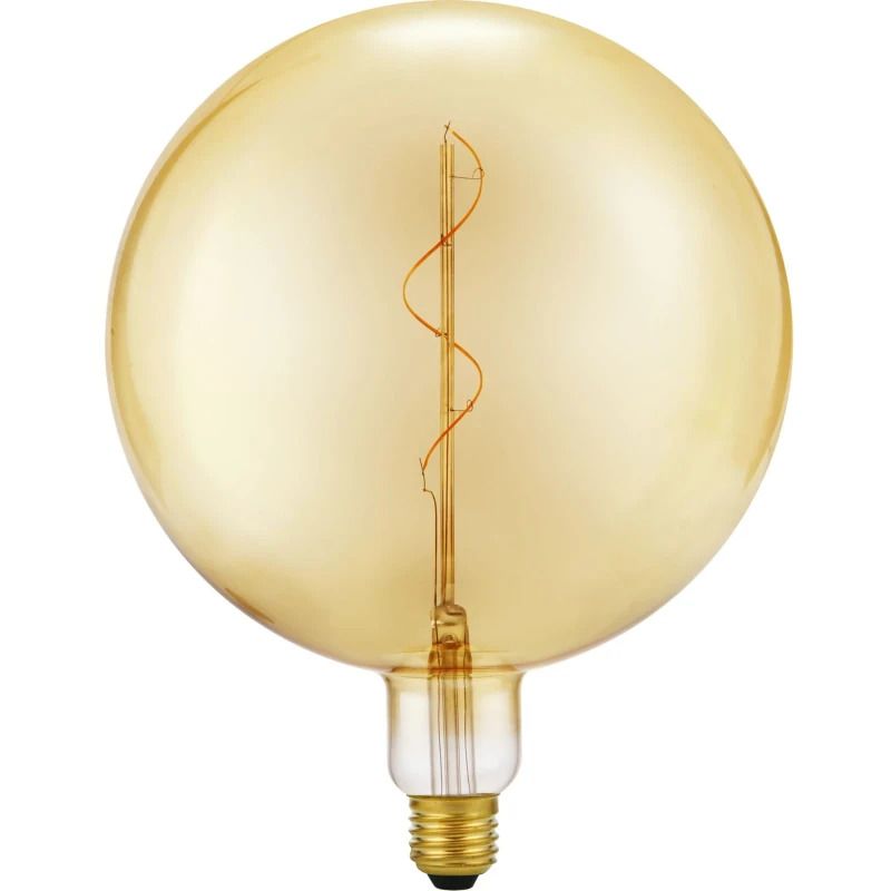 SPL E27 LED Globelamp | 5W Goud 2200K 220V/240V 922 | 360° Ø200mm Dimbaar