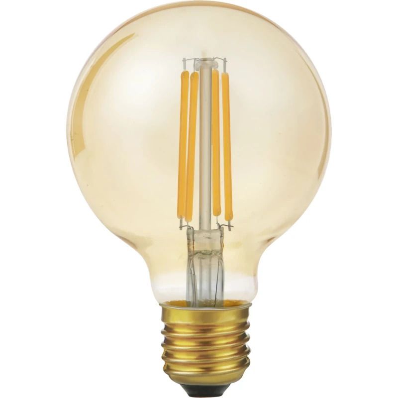 SPL E27 LED Globelamp | 6.5W Goud 2200K 220V/240V 922 | 360° Dimbaar