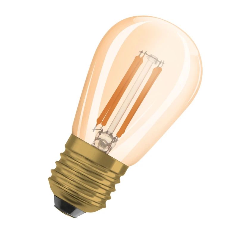 Osram E27 LED Edison Lamp | 4.8W Goud 2200K 220V/240V 822 360Lm | 320° Dimbaar