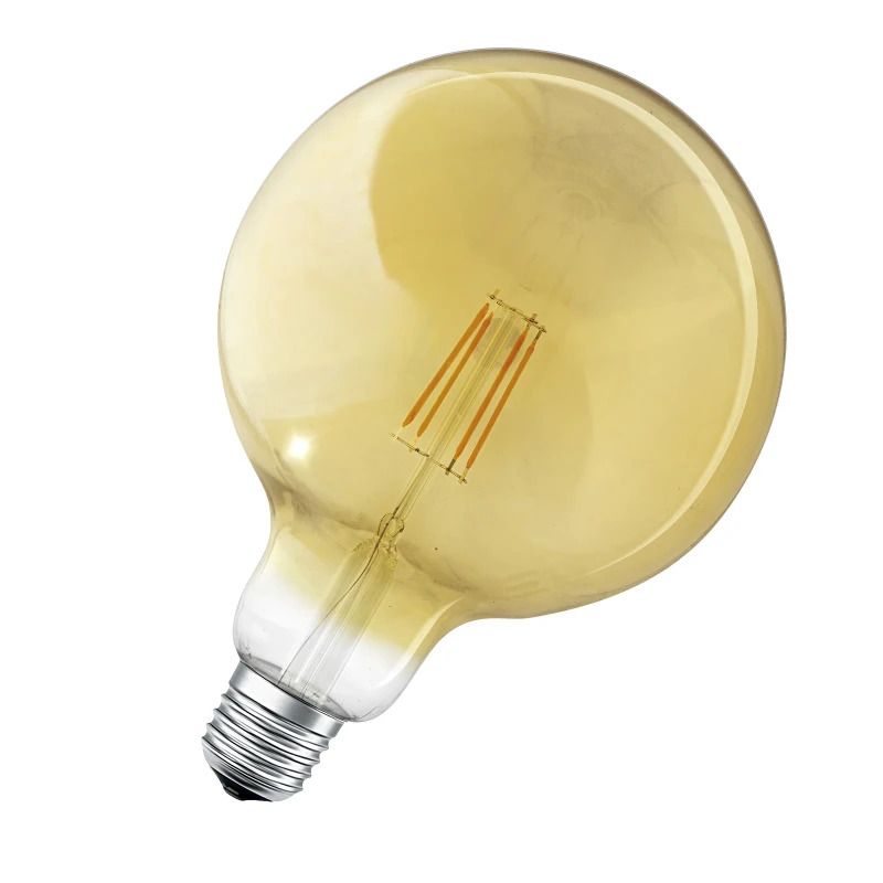 Ledvance Smart E27 LED Globelamp | 6W Goud 2400K 220V/240V 824 680Lm | 300° Ø125mm Dimbaar