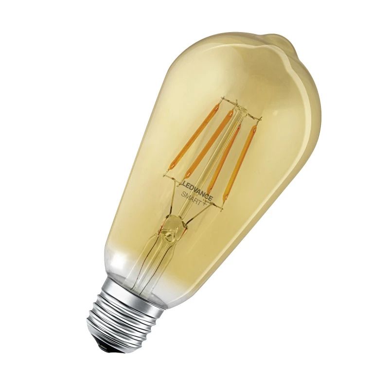 Ledvance Smart E27 LED Edison Lamp | 6W Goud 2400K 220V/240V 824 680Lm | 300° Dimbaar