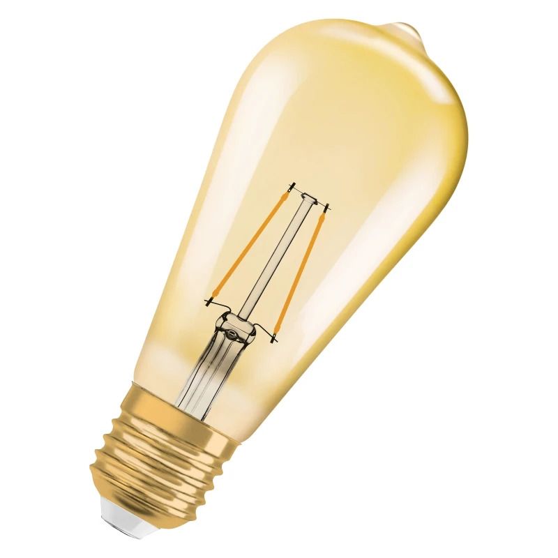 Osram E27 LED Edison Lamp | 2.5W Goud 2400K 220V/240V 824 220Lm | 300°