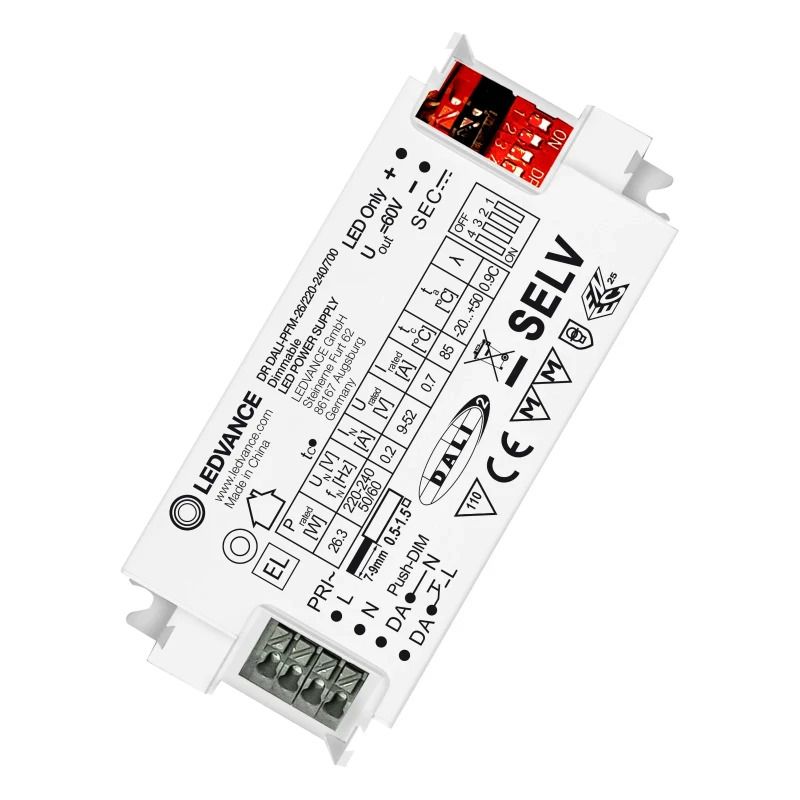 Ledvance LED Driver | 700mA 26W 9V/52V | DALI Dimbaar IP00