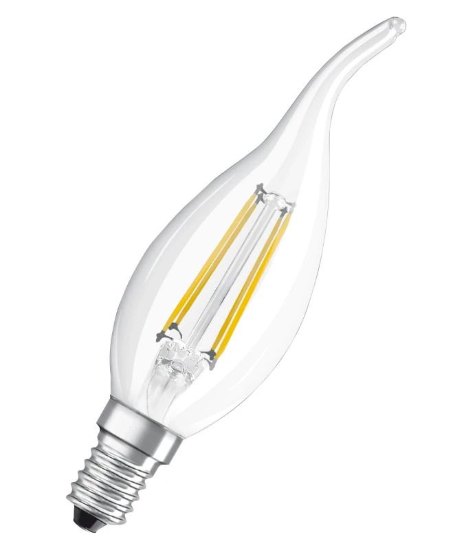 10x Osram E14 LED Kaarslamp | 4W 2700K 220V 827 470Lm | 300° Ø35mm