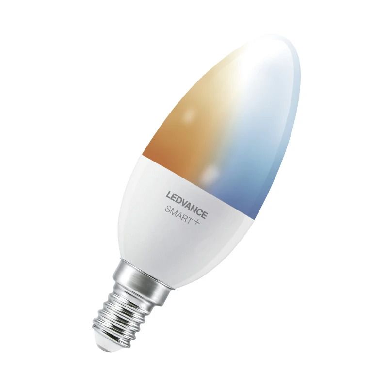 4x Ledvance Smart E14 LED Kaarslamp | 4.9W 2700K/6500K 220V 827/865 470Lm | 220° Ø39mm Dimbaar