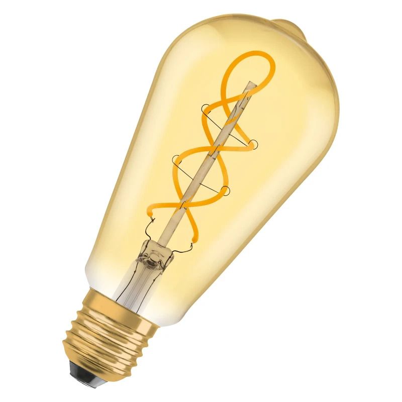 Osram E27 LED Kaarslamp | 4W Goud 2000K 220V/240V 820 300Lm | 300°
