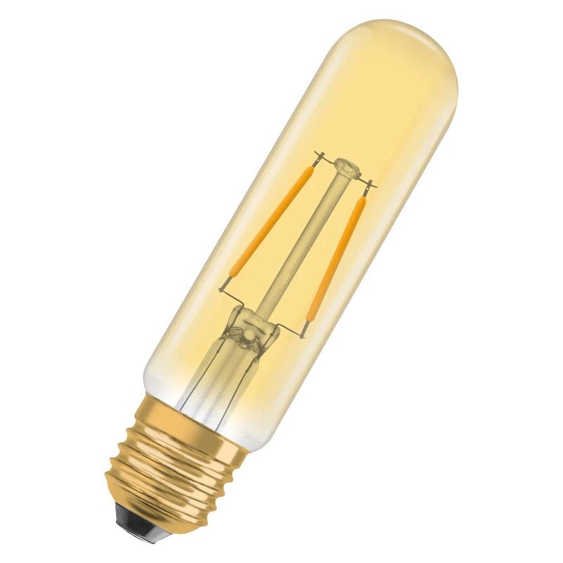 Osram E27 LED Kaarslamp | 2.5W Goud 2000K 220V/240V 820 200Lm | 300°