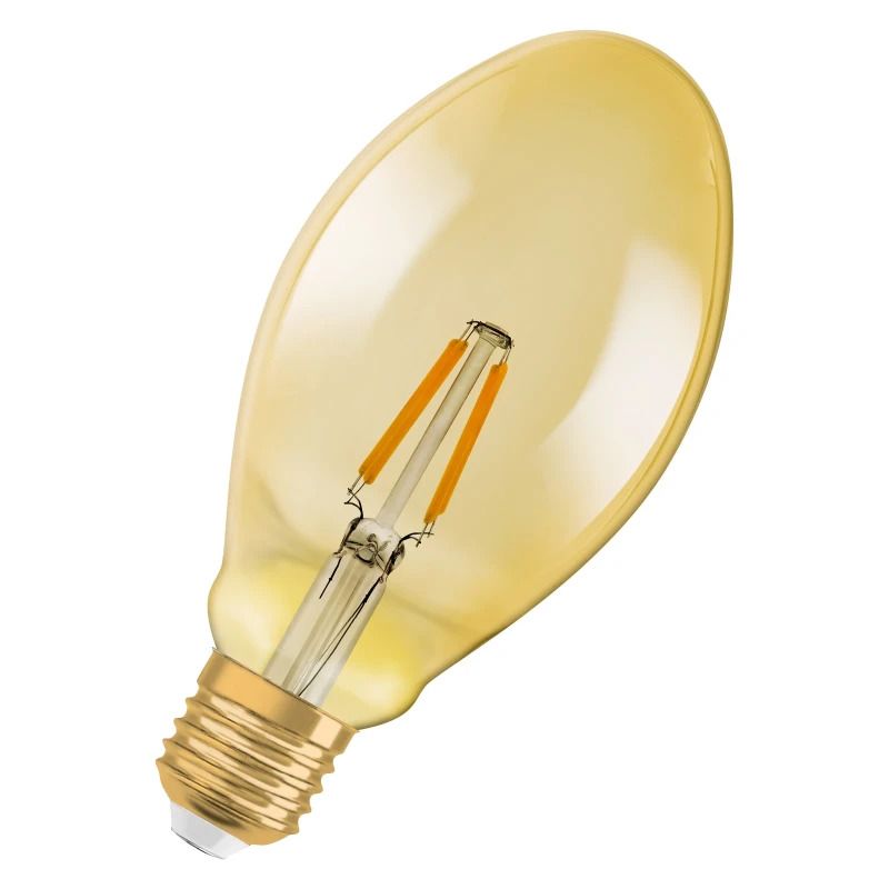 4x Osram E27 LED Lamp | 4W Goud 2400K 220V/240V 824 470Lm | 300°