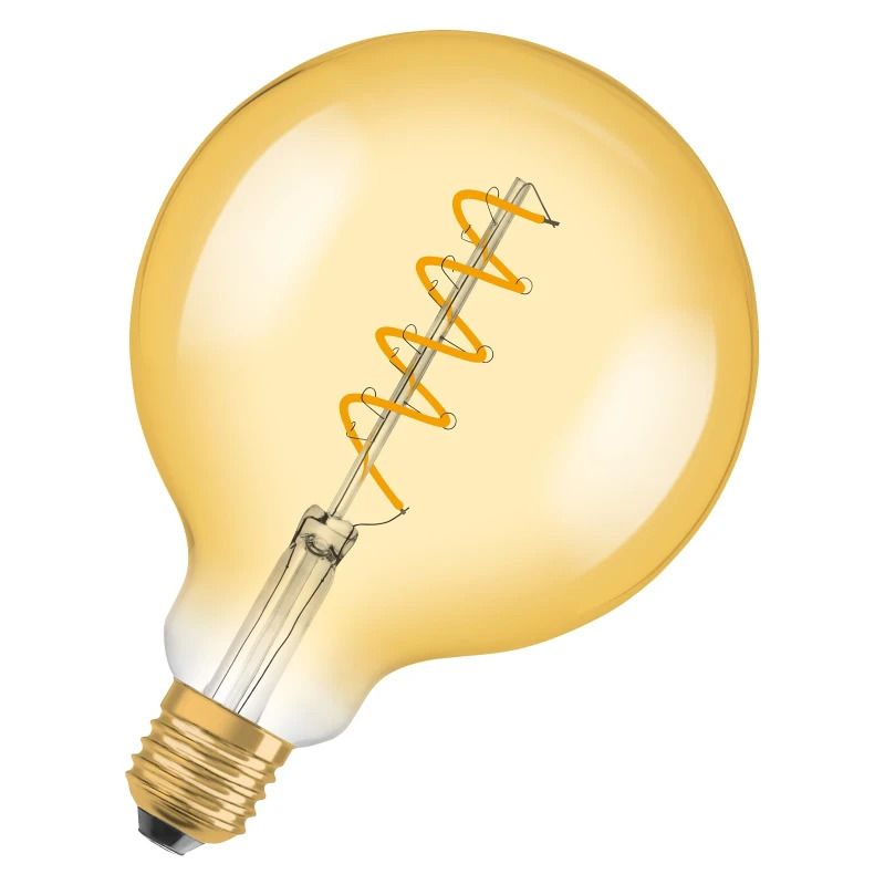 Osram E27 LED Kaarslamp | 4W Goud 2000K 220V/240V 820 300Lm | 300° Ø124mm