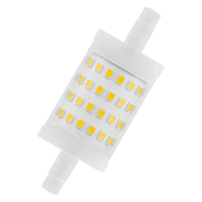 20x Ledvance R7s LED Buislamp | 9.5W 2700K 220V/240V 827 1055Lm | 300° Dimbaar 78mm