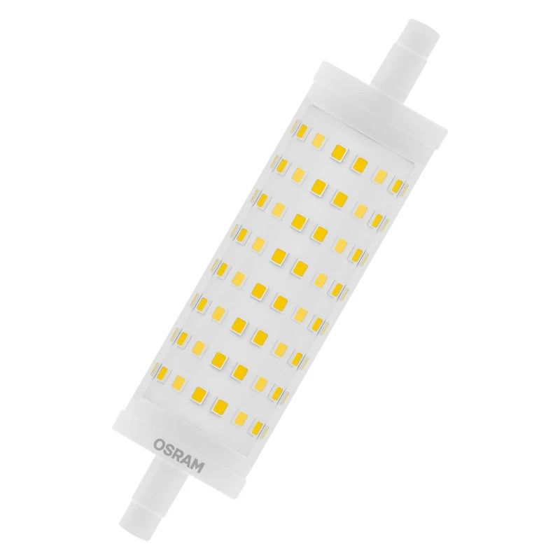 6x Osram R7s LED Buislamp | 15W 2700K 220V/240V 827 2000Lm | 300° Dimbaar 118mm