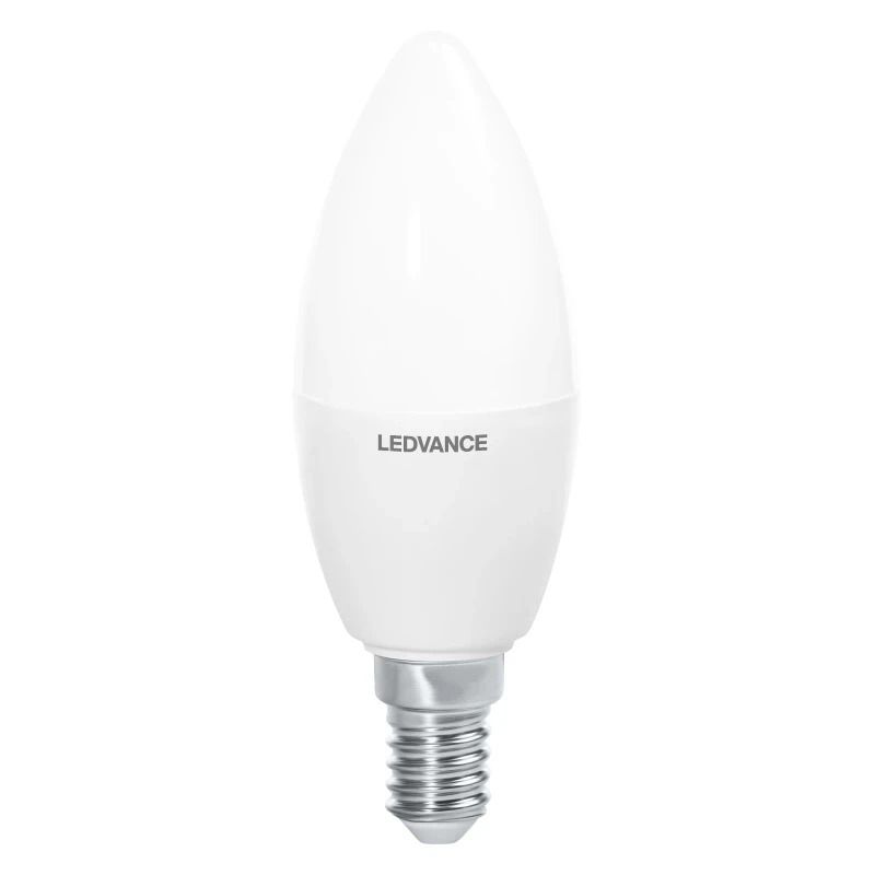 Ledvance E14 LED Lamp | 4.9W 2200K/5000K 0V/2V 922/950 425Lm | 220° Dimbaar