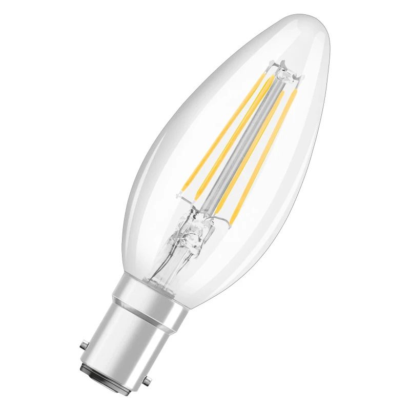 Osram B15d LED Kaarslamp | 4W 2700K 220V/240V 827 470Lm | 300° Ø35mm