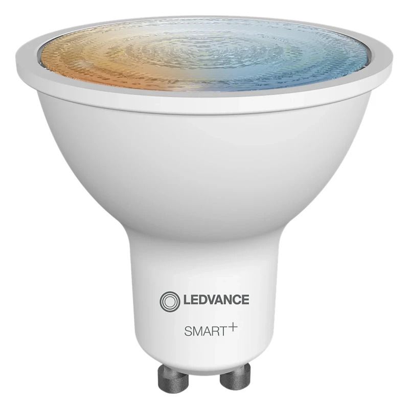 Ledvance Smart GU10 PAR16 LED Spot | 4.9W 2700K/6500K 220V 827/865 350Lm | 36° Ø50mm Dimbaar