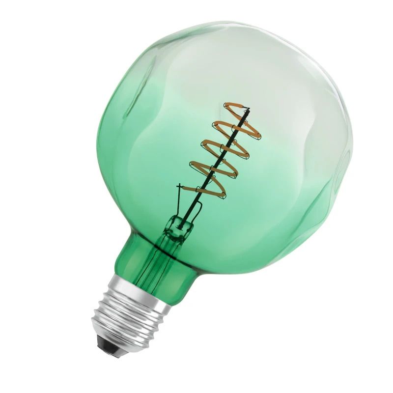 Osram E27 LED Kaarslamp | 4.5W Groen 220V/240V 816 180Lm | 360° Dimbaar