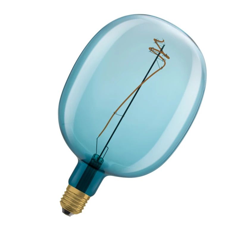 4x Osram E27 LED Kaarslamp | 4.5W Blauw 220V/240V 816 100Lm | 320° Dimbaar