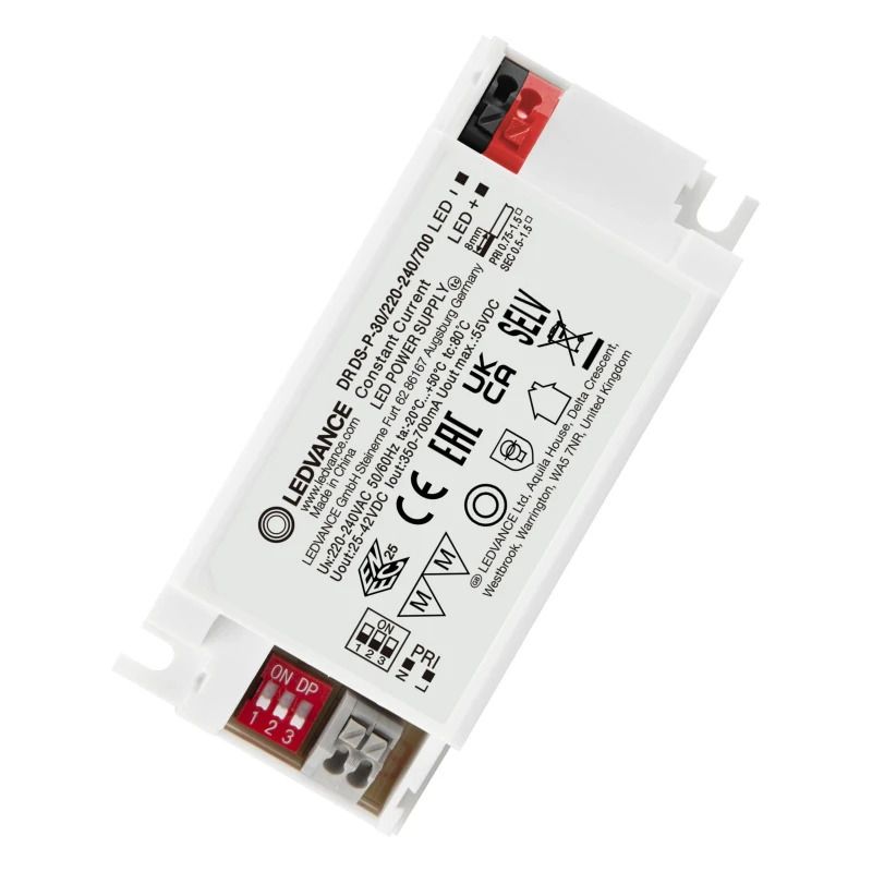 Ledvance LED Driver | LED DRIVER DIP-SWITCH -30/220-240/70025V/42V | IP20