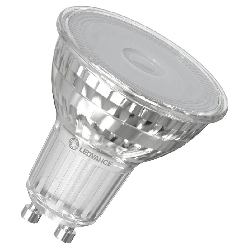 10x Ledvance GU10 PAR16 LED Spot | 6.9W 2700K 220V/240V 827 620Lm | 120° Ø50mm