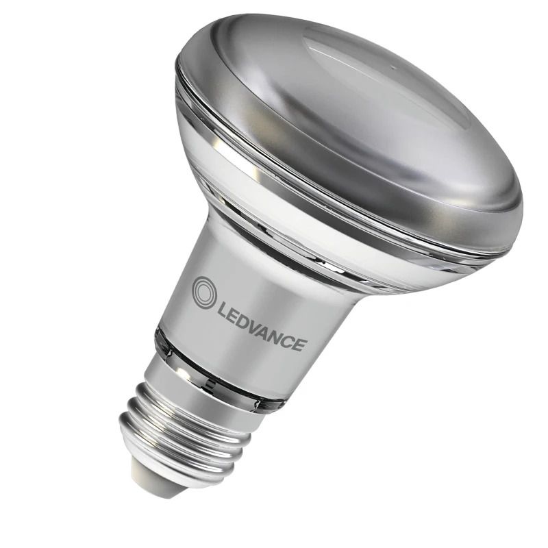 Ledvance E27 R80 LED Reflector | 4.9W 2700K 220V/240V 927 345Lm | 36° Ø80mm Dimbaar