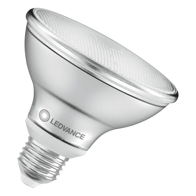 6x Ledvance E27 PAR30 LED Spot | 10W 2700K 220V/240V 927 633Lm | 36° Ø95mm Dimbaar