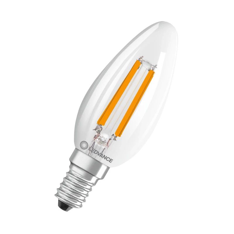 Ledvance E14 LED Kaarslamp | 2.9W 2700K 220V/240V 827 470Lm | 300° Ø35mm Dimbaar