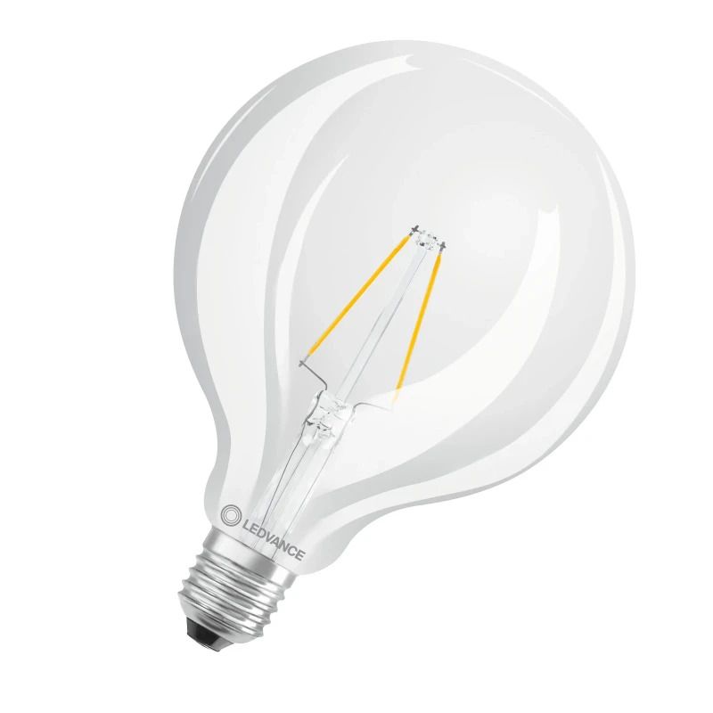 10x Ledvance E27 LED Globelamp | 2.5W 2700K 220V/240V 827 250Lm | 300° Ø125mm