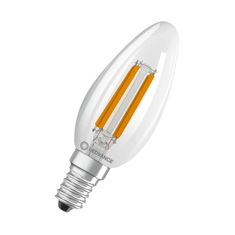 6x Ledvance E14 LED Kaarslamp | 2.5W 2700K 220V/240V 827 470Lm | 300° Ø35mm