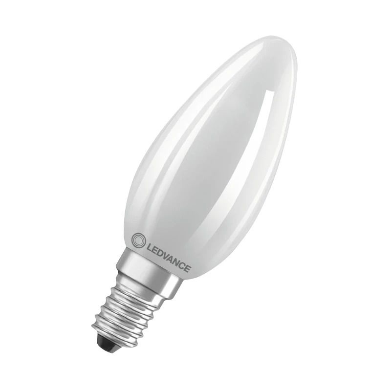 Ledvance E14 LED Kaarslamp | 1.2W 2700K 220V/240V 827 255Lm | 330° Ø35mm