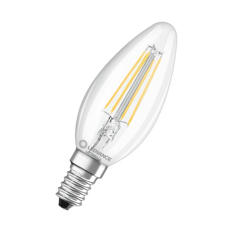 Ledvance E14 LED Kaarslamp | 4W 2700K 220V/240V 827 470Lm | 300° Ø35mm