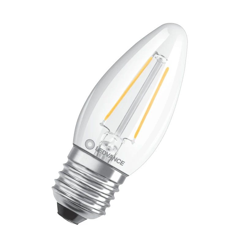 10x Ledvance E27 LED Kaarslamp | 4.8W 2700K 220V/240V 827 470Lm | 300° Ø35mm Dimbaar