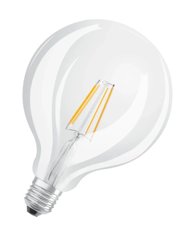 Osram E27 LED Globelamp | 4W 2700K 220V/240V 827 470Lm | 300° Ø125mm