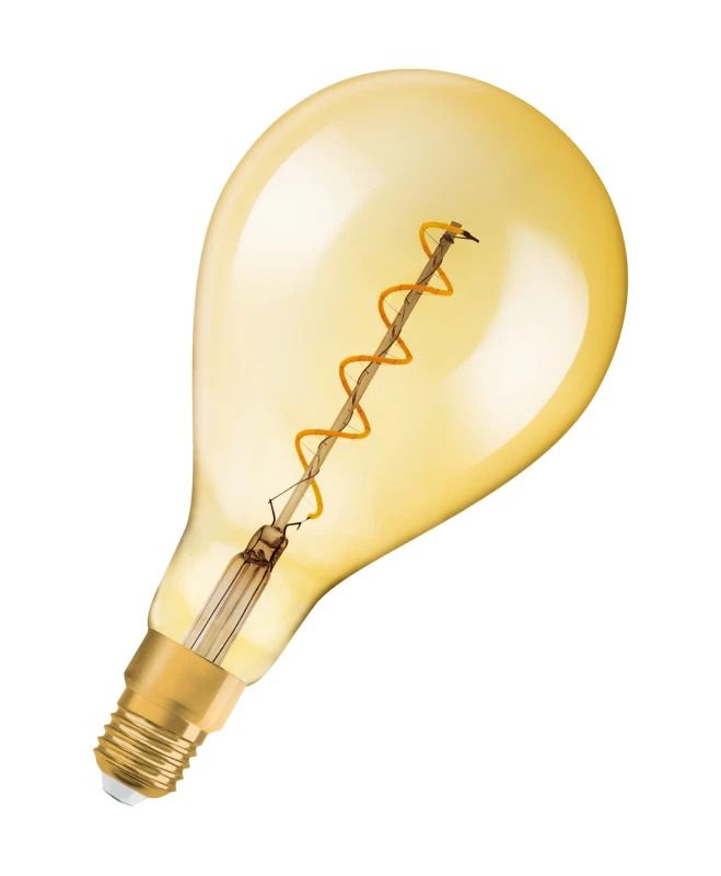 4x Osram E27 LED Kaarslamp | 4W Goud 2000K 220V/240V 820 300Lm | 300° Dimbaar